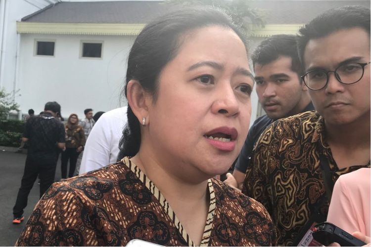 Menteri Koordinator Bidang Pembangunan Manusia dan Kebudayaan Puan Maharani.