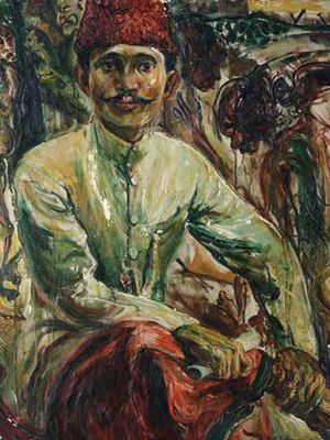 Potret HOS Tjokroaminoto, karya Affandi, 80 x 60 cm, 1946, cat minyak di kanvas.