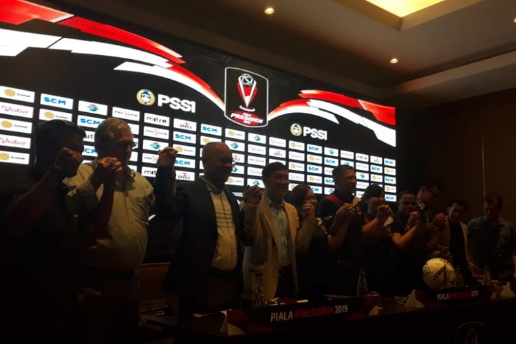 Konferensi pers Piala Presiden 2019