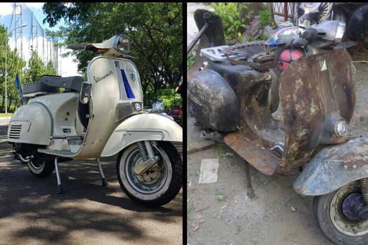 Harga Restorasi Vespa Ini, Sama dengan Beli Mobil Seken 