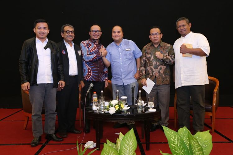 Dialog Sosial Serikat Pekerja/Serikat Buruh di Bekasi, Jumat (29/3/2019).