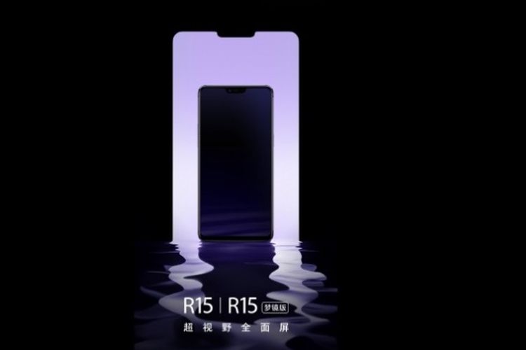 Cuplikan Oppo R15 yang memiliki desain serupa iPhone X