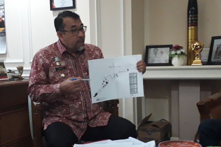 Bupati Kabupaten Administratif Kepulauan Seribu Irmansyah saat ditemui di kantornya, Kamis (24/5/2018).