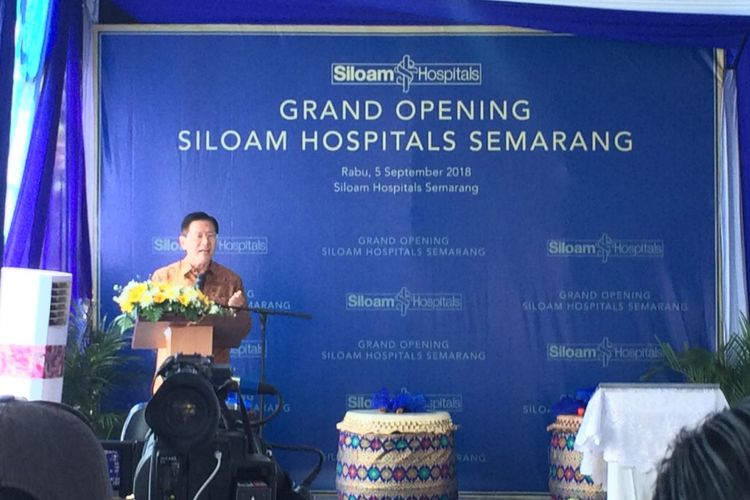 Peresmian Siloam Hospitals Semarang, Rabu (5/9/2018).