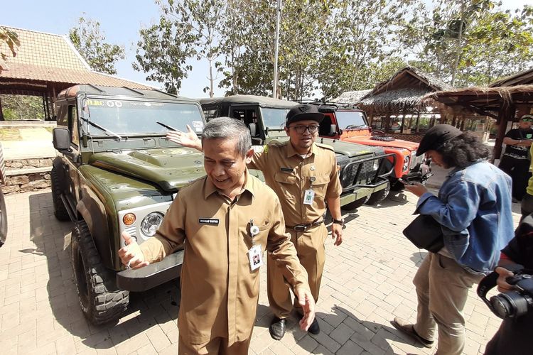 Wakil Bupati Gunungkidul Immawan Wahyudi ditemui di Geosite Ngingrong, Wonosari, Selasa (25/6/2019).