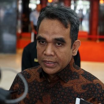 Sekjen Partai Gerindra Ahmad Muzani di Kompleks Parlemen, Senayan, Jakarta, Rabu (10/10/2018).