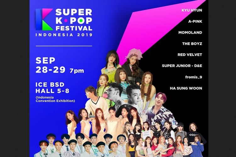 Poster Super Kpop Festival.