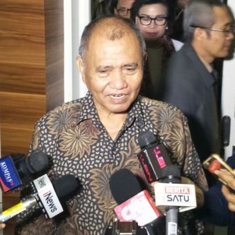 Ketua Komisi Pemberantasan Korupsi (KPK) Agus Rahardjo saat ditemui di Kompleks Parlemen, Senayan, Jakarta, Senin (23/7/2018). 