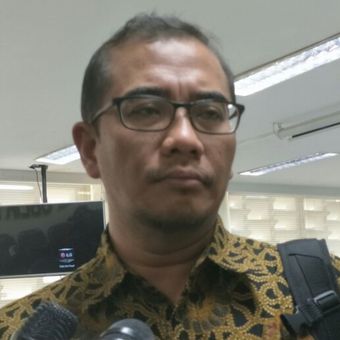 Komisioner KPU RI Hasyim Asyari ketika ditemui di Kantor Bawaslu RI, Jakarta, Jumat (2/3/2018).