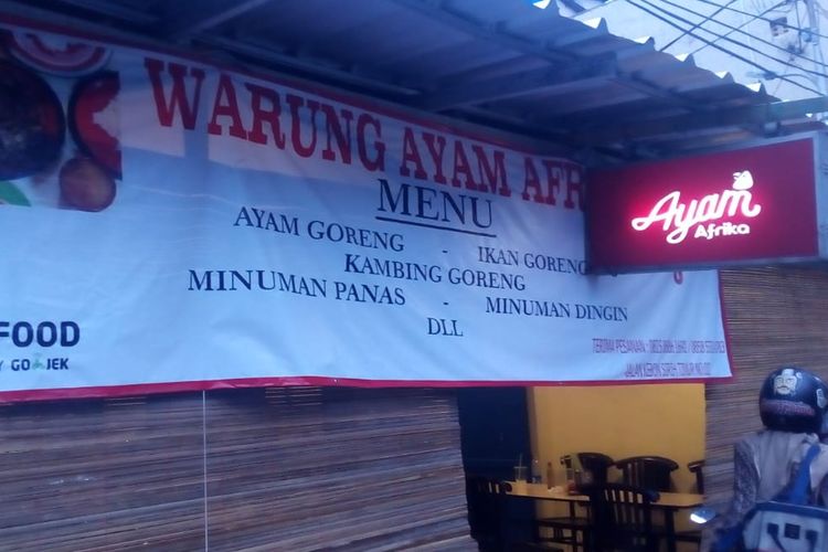 Kedai Ayam Afrika di Kebon Sirih, Jakarta Pusat