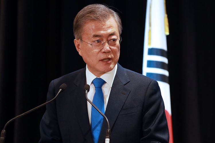 Presiden Korea Selatan Moon Jae-in.