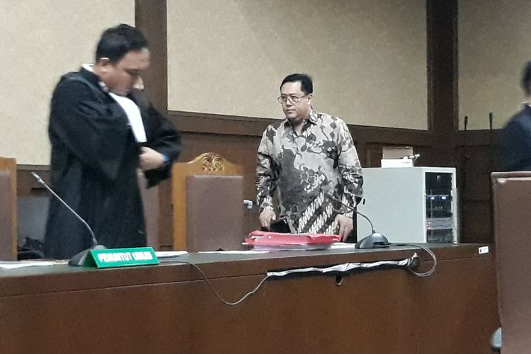 Terpidana kasus korupsi pengadaan simulator SIM Budi Susanto mengajukan upaya hukum PK di Pengadilan Tipikor Jakarta, Rabu (5/9/2018).