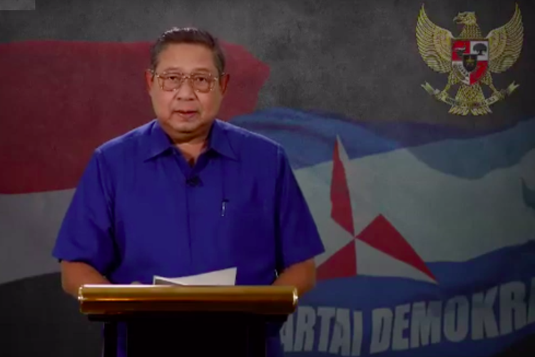 Ketua Umum Partai Demokrat menyampaikan ucapan selamat melalui video yang diunggah di youtube kepada pasangan Joko Widodo-Maruf Amin yang memenangi Pilpres 2019.