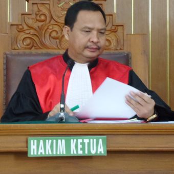 Hakim tunggal Kusno memimpin sidang praperadilan yang diajukan Ketua nonaktif DPR RI Setya Novanto di Pengadilan Negeri Jakarta Selatan, Kamis (7/12/2017).