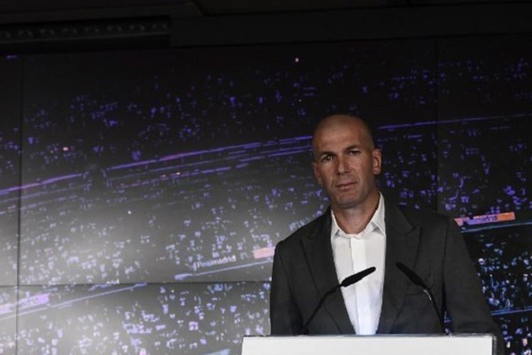 Zinedine Zidane diperkenalkan kembali sebagai pelatih Real Madrid pada Senin, 11 Maret 2019. 