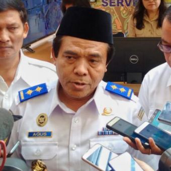 Direktur Jenderal Perhubungan Udara Kementerian Perhubungan, Agus Santoso saat di Bandara Adi Sutjipto Yogyakarta untuk memantau langsung arus balik 