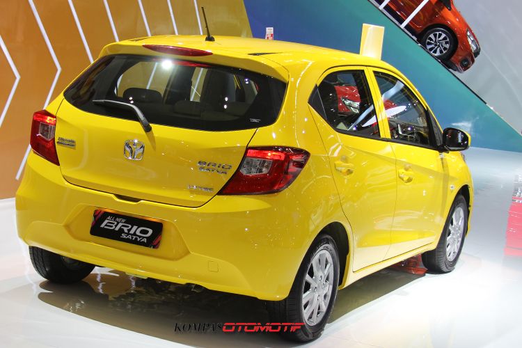 Desain belakang all new Brio