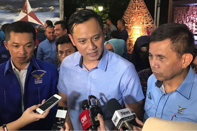 Ketua Komando Satuan Tugas Bersama Pemenangan Pemilu Partai Demokrat Agus Harimurti Yudhoyono.