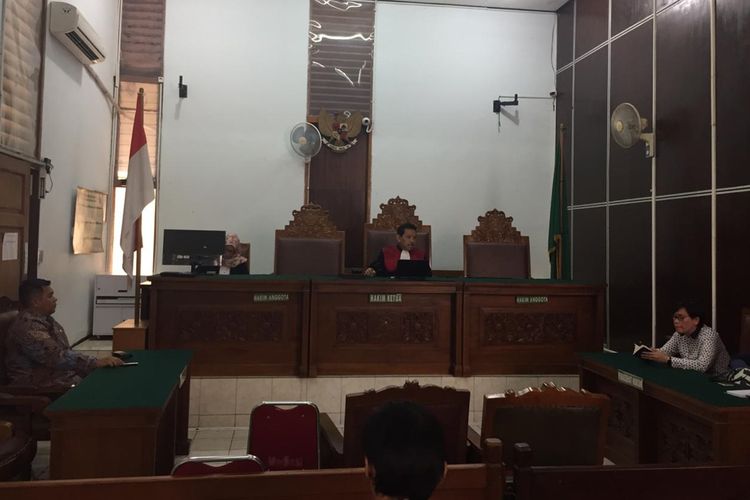 Sidang putusan praperadilan di Pengadilan Negeri Jakarta Selatan terkait kasus tilang elektronik, Selasa (20/8/2019)