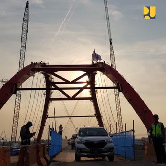 Pada H-2 Lebaran 2018 atau Rabu (13/6/2018), Jembatan Kalikuto di ruas tol Batang-Semarang dibuka secara fungsional dan bisa dilalui arus mudik.