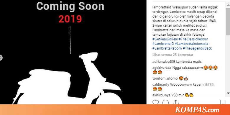 Skutik Lambretta Siap Meluncur Bulan Depan?