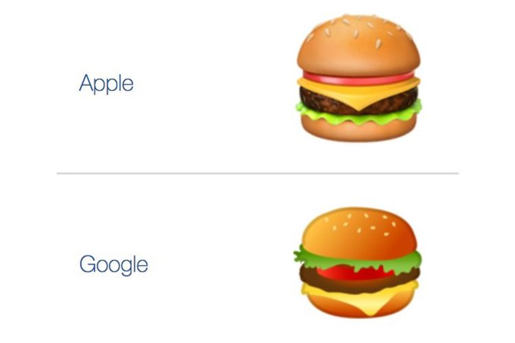 Emoji Cheeseburger yang jadi perdebatan