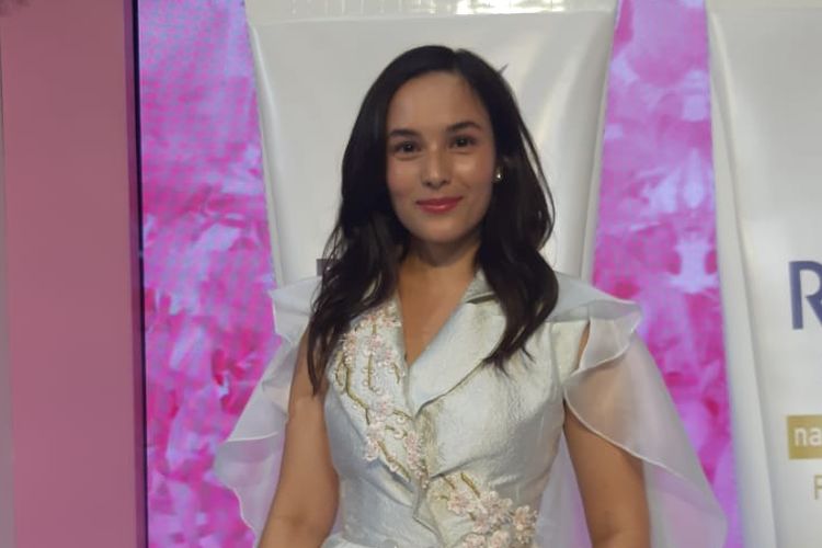 Chelsea Islan berpose dalam sebuah acara di Kota Kasablanka, Jakarta Selatan, Kamis (19/9/2019).