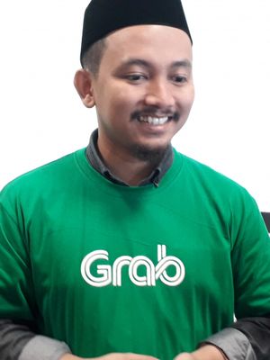 Head of Bussines Data Platform Grab,  Ainun Najib di kantor pusat Grab, Marina One, Singapura pada Rabu (11/7/2018).