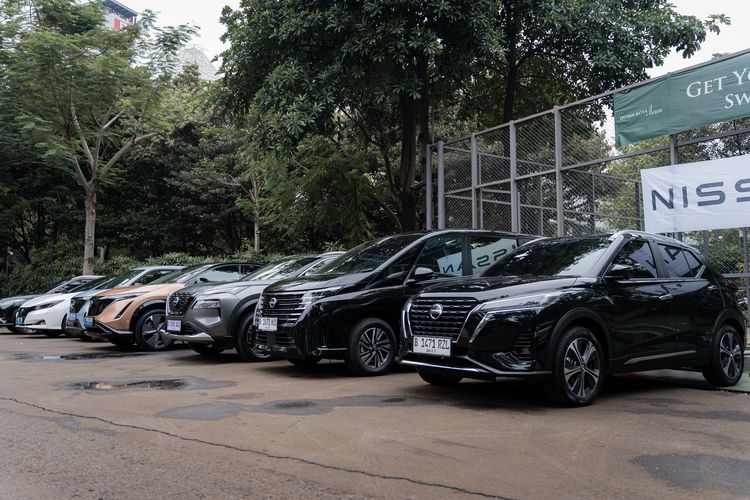 Jajaran kendaraan elektrifikasi milik Nissan. 