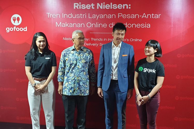 Pemaparan riset Nielsen bersama GoFood di Jakarta, Kamis (19/9/2019)