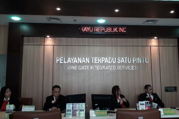Pengadilan Negeri Jakarta Barat membuka Pelayanan Terpadu Satu Pintu (PTSP) pada Rabu (2/5/2018).