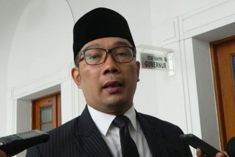Gubernur Jawa Barat Ridwan Kamil saat ditemui di Gedung Sate, Jalan Diponegoro, Rabu (5/12/2018).