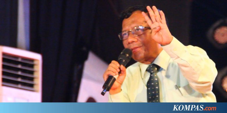 Kutip Hasta Brata, Mahfud Dukung Jokowi yang Minta Rakyat Optimistis