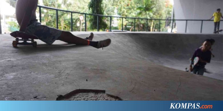 Belum Diresmikan, Lintasan "Skateboard" di "Skatepark" Flyover Slipi Rusak