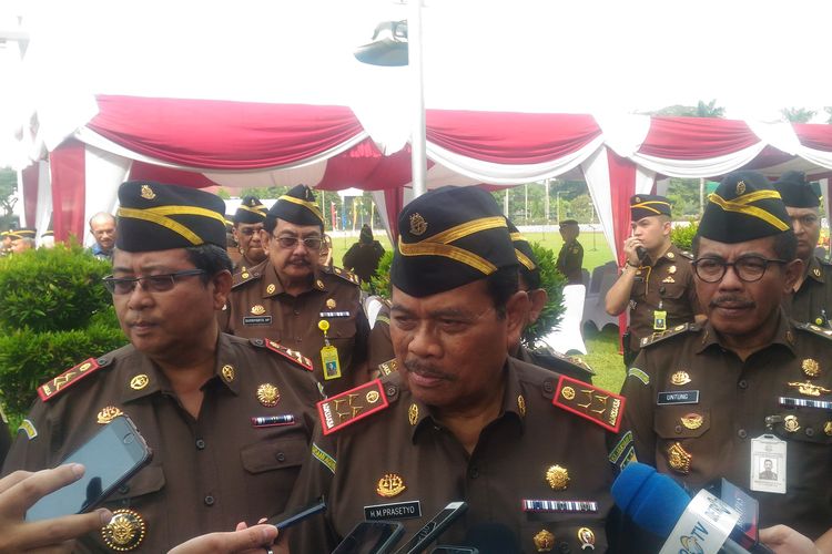 Jaksa Agung RI, HM Prasetyodi Kantor Badan Diklat Kejaksaan RI, Jakarta Selatan, Senin (17/6/2019).