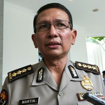 Kepala Bagian Penerangan Umum (Kabagpenum) Polri Kombes Pol Martinus Sitompul ketika ditemui di Perguruan Tinggi Ilmu Kepolisian (PTIK), Jakarta, Kamis (25/1/2018). 