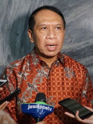 Ketua Komisi II DPR Zainudin Amali di Kompleks Parlemen, Senayan, Jakarta, Rabu (17/10/2018).