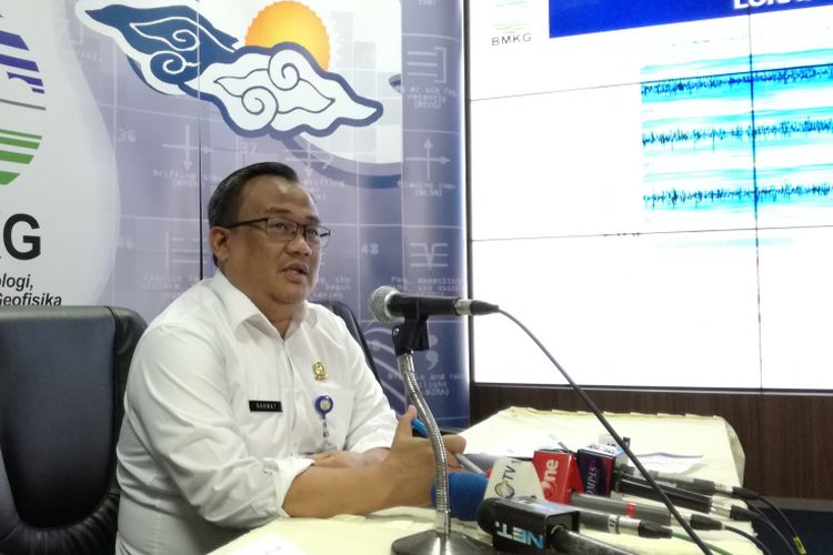 Kepala Pusat Gempa Bumi dan Tsunami Badan Meteorologi, Klimatologi dan Geofisika (BMKG) Rahmat Triyono