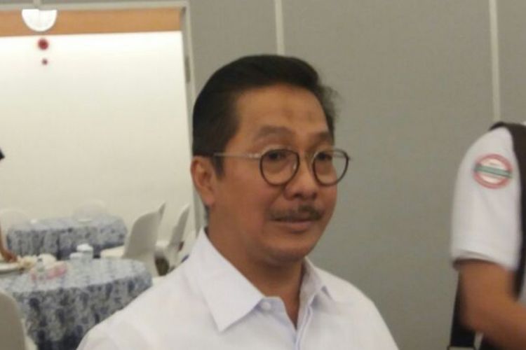 Direktur Kepatuhan Hukum dan Hubungan Antar Lembaga BPJS Kesehatan, Bayu Wahyudi ditemui di Kementerian Perdagangan, Jakarta, Senin (25/9/2017). 