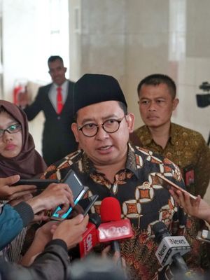 Wakil Ketua DPR Fadli Zon di Kompleks Parlemen, Senayan, Jakarta, Selasa (2/10/2018).