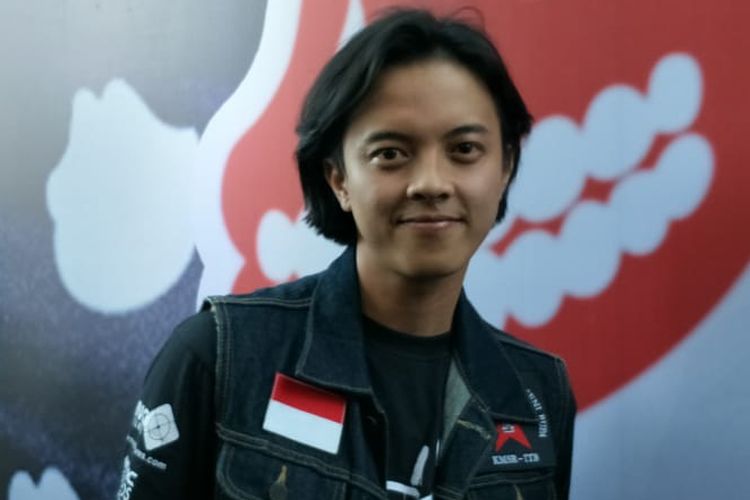 Bisma Kharisma saat ditemui dalam Gala Premier film Koboy Kampus di XXI Epicentrum, Jakarta Selatan, Kamis (18/7/2019).