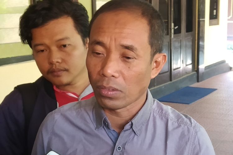 Kasat Reskrim Polres Sragen AKP Harno ditemui di Mapolres Sragen, Jawa Tengah, Kamis (27/6/2019).