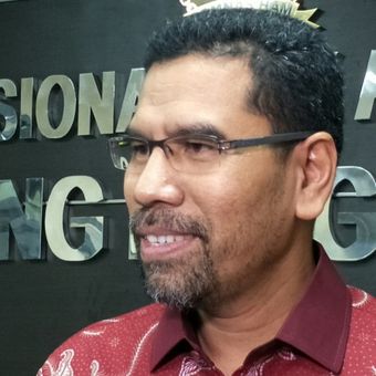 Koordinator Subkomisi Penegakan HAM/ Komisioner Pemantauan & Penyelidikan Komnas HAM, Amiruddin ketika ditemui di kantornya, Jakarta, Kamis (22/2/2018). 