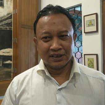 Komisioner Komisi Nasional Hak Asasi Manusia (Komnas HAM) Choirul Anam di kawasan Cikini, Minggu (16/12/2018). 