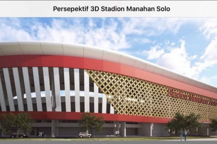 Rendering Stadion Manahan Solo