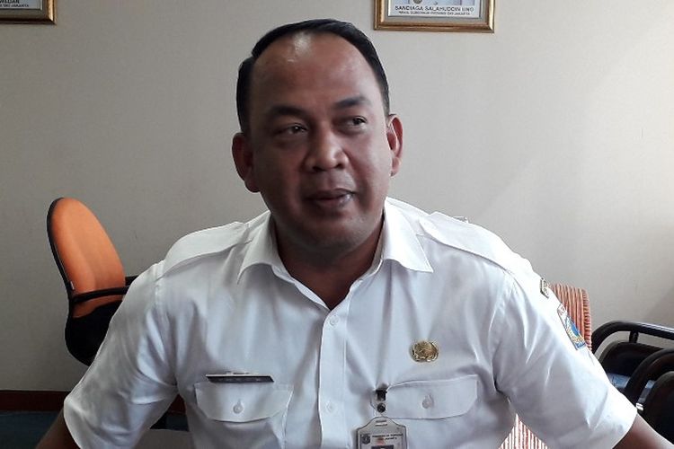 Kepala Suku Dinas Sumber Daya Air Jakarta Barat, Imron, di Gedung Wali Kota Jakarta Barat, Kembangan pada Rabu (24/10/2018).