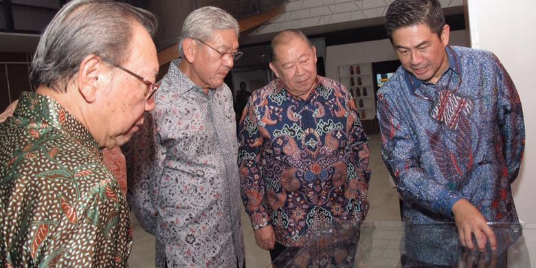 Peresmian pabrik Federal Oil di Cilegon oleh Edwin Soeryadjaya