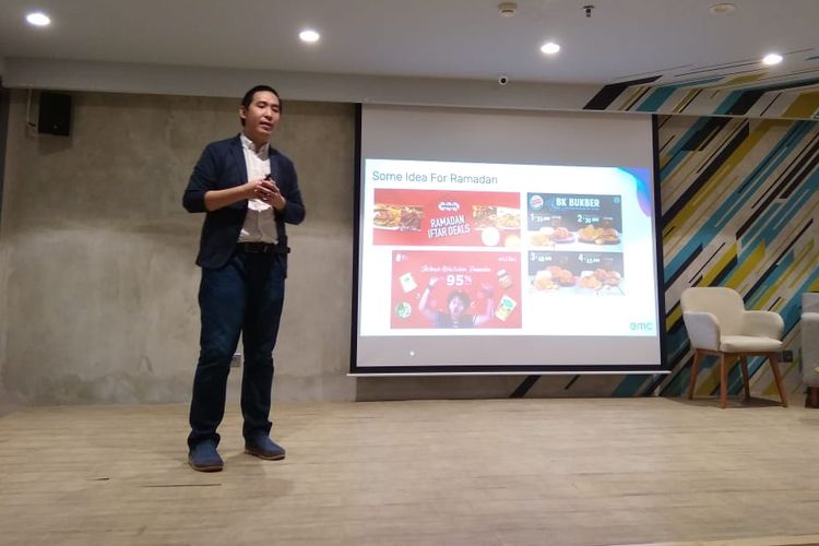 Director EMC Group Eddy Yansen Dalam Acara Think Programmatic di Jakarta, Rabu (27/3/2019)