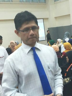 Wakil Ketua KPK Laode M Syarif di Gedung KPK, Jakarta, Senin (13/11/2017).