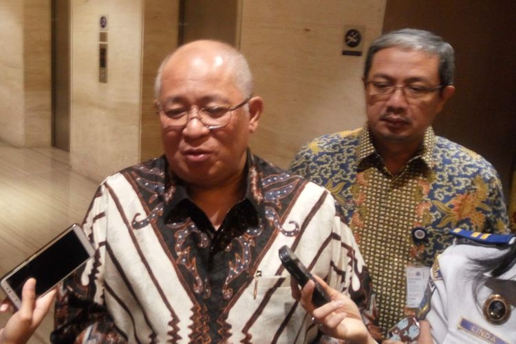 Inspektur Jenderal Kementerian Perhubungan Wahju Satrio Utomo saat diwawancarai di Jakarta, Selasa (25/9/2018).
